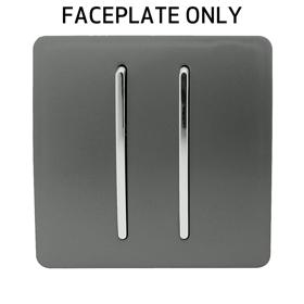 Charcoal Spare Plate Wiring Accessories Trendi Decorative Screwless
